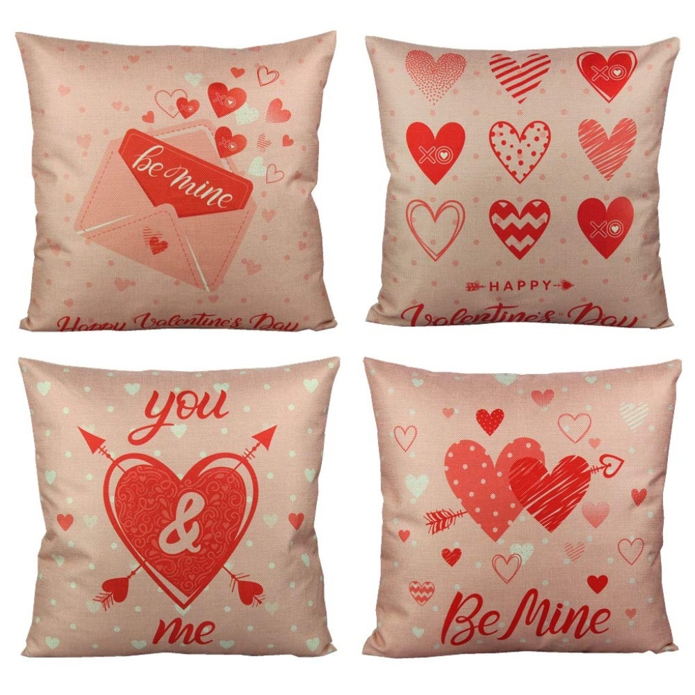 Happy Valentine’s Day Throw Pillow Covers
